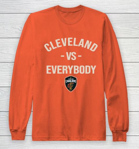 Cleveland Cavaliers Vs Everybody Long Sleeve T-Shirt 3