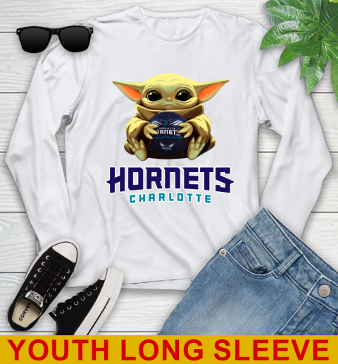 NBA Basketball Charlotte Hornets Star Wars Baby Yoda Shirt 122