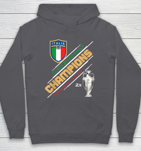 Italy Champions 2020 Euro Forza Azzurri Italia Football Hoodie 4
