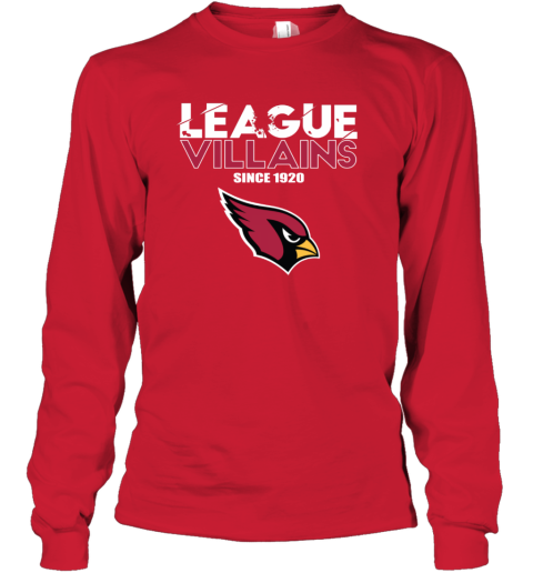 League Villains Since 1920 Arizona Cardinals Youth Long Sleeve - Rookbrand