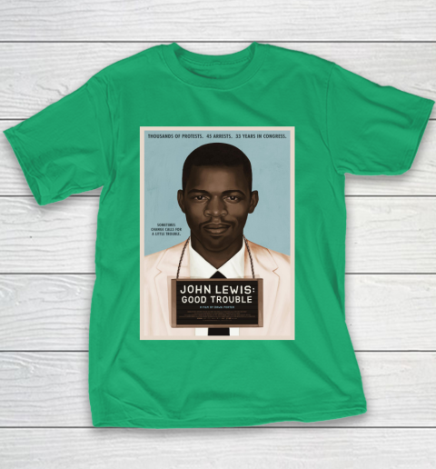 Good Trouble John Lewis Youth T-Shirt 5