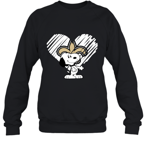 I Love Snoopy New Orleans Saints In My Heart NFL Sweatshirt