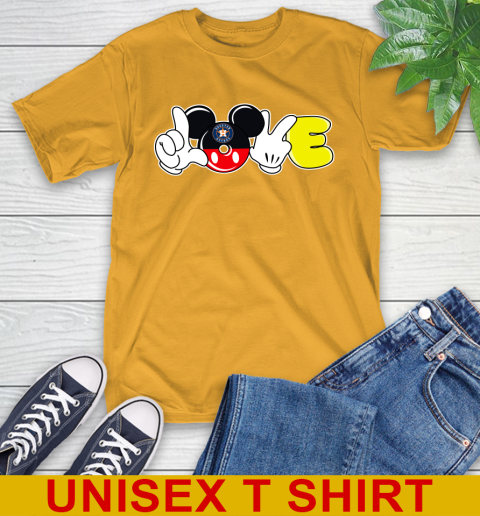 Houston Astros MLB Baseball Love Mickey Disney Sports T-Shirt 3
