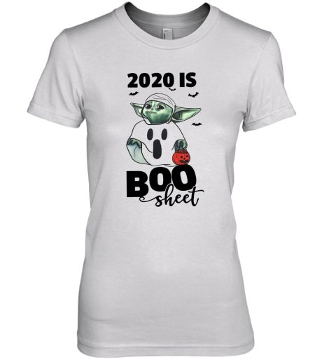 Baby Yoda Ghost 2020 Is Boo Sheet Premium Women's T-Shirt