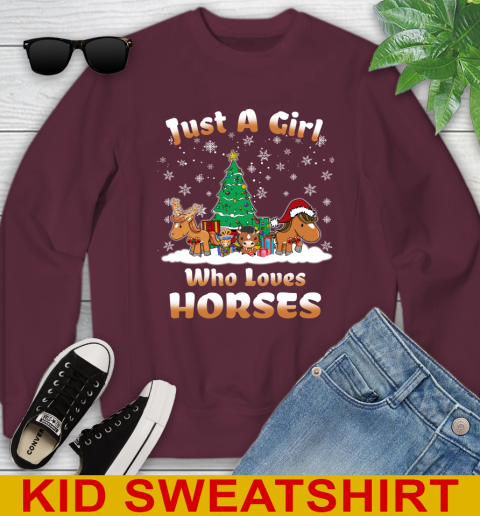 Christmas Just a girl who love horse 253