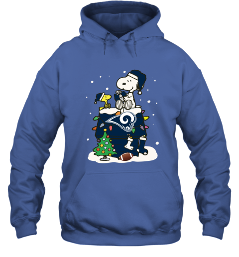 pr0w a happy christmas with los angeles rams snoopy hoodie 23 front royal