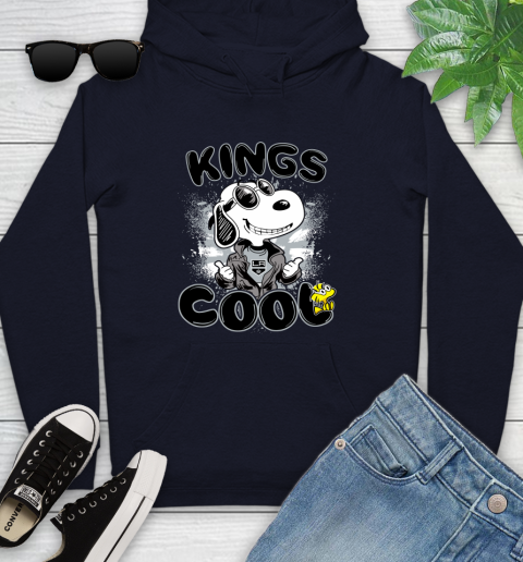 NHL Hockey Los Angeles Kings Cool Snoopy Shirt Youth Hoodie 3