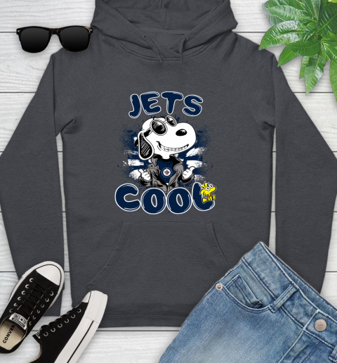 NHL Hockey Winnipeg Jets Cool Snoopy Shirt Youth Hoodie 8