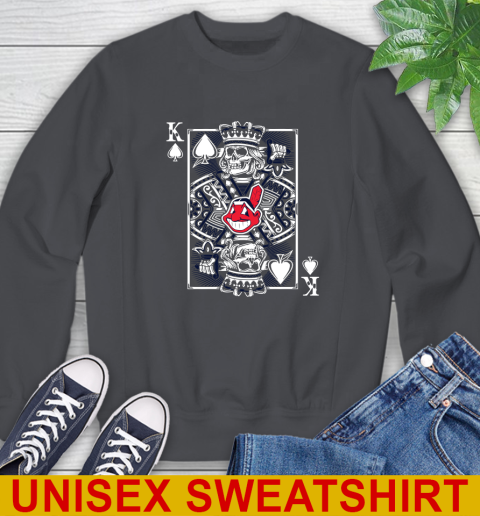 Cleveland Indians MLB Baseball The King Of Spades Death Cards Shirt Sweatshirt 7