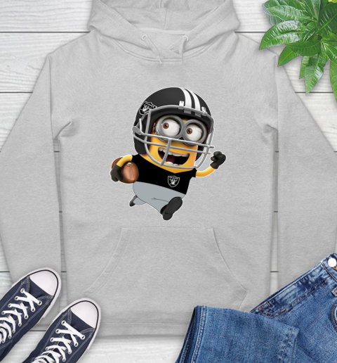 NFL Oakland Raiders Minions Disney Football Sports Hoodie 6