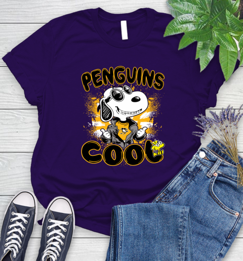 NHL Hockey Pittsburgh Penguins Cool Snoopy Shirt Women's T-Shirt 4