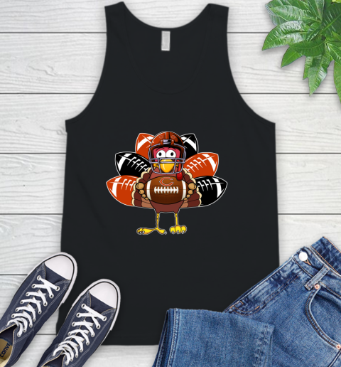 Chicago Bears Turkey Thanksgiving Day Tank Top 2