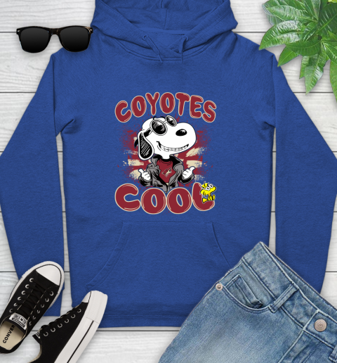 NHL Hockey Arizona Coyotes Cool Snoopy Shirt Youth Hoodie 9