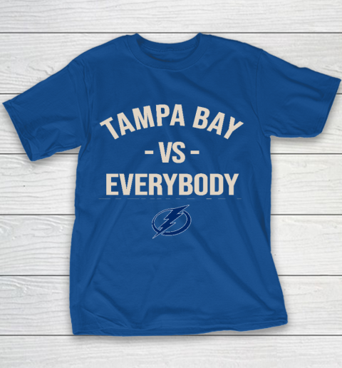Tampa Bay Lightning Vs Everybody Youth T-Shirt 6