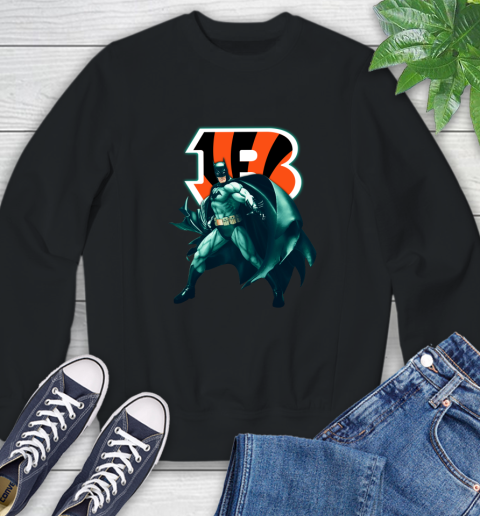 NFL Batman Football Sports Cincinnati Bengals Sweatshirt 2