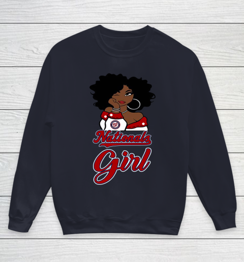 Washington Nationalss Girl MLB Youth Sweatshirt 3