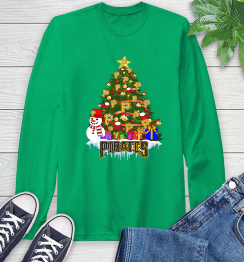 Pittsburgh Pirates Merry Christmas MLB Baseball Sports Long Sleeve T-Shirt 7