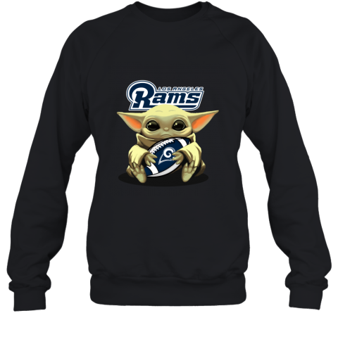 NFL Football Los Angeles Rams Baby Yoda Star Wars Shirt Youth T-Shirt