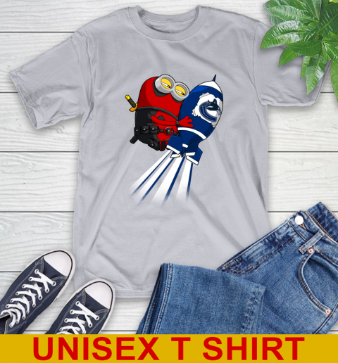 NHL Hockey Vancouver Canucks Deadpool Minion Marvel Shirt T-Shirt 5