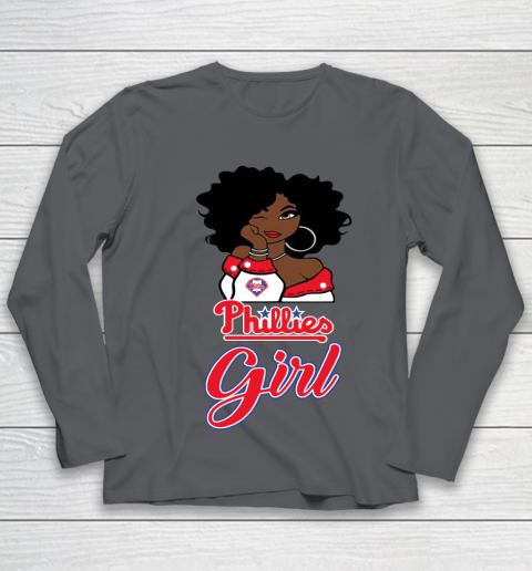 Philadelphia Philliess Girl MLB Youth Long Sleeve 8