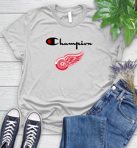 NHL Hockey Detroit Red Wings Champion Shirt Women's T-Shirt