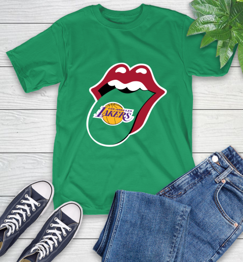 Los Angeles Lakers NBA Basketball Lips I Root For My Team Adoring Fan 7