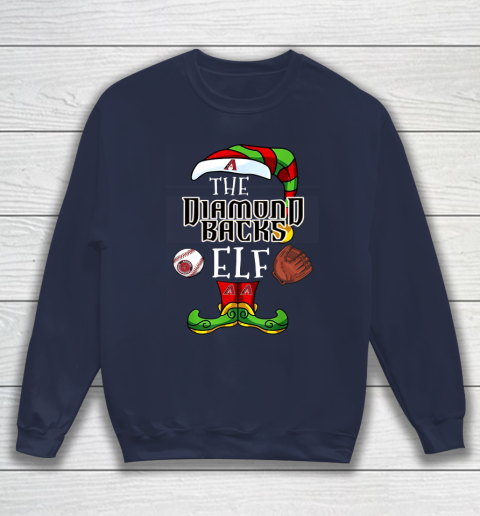 Arizona Diamondbacks Christmas ELF Funny MLB Sweatshirt 2