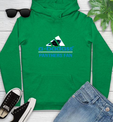 NFL A Badass Carolina Panthers Fan Adidas Football Sports Youth Hoodie