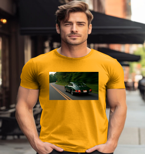 mhzq the vintage retro 912 racing classic t shirt 2 front gold