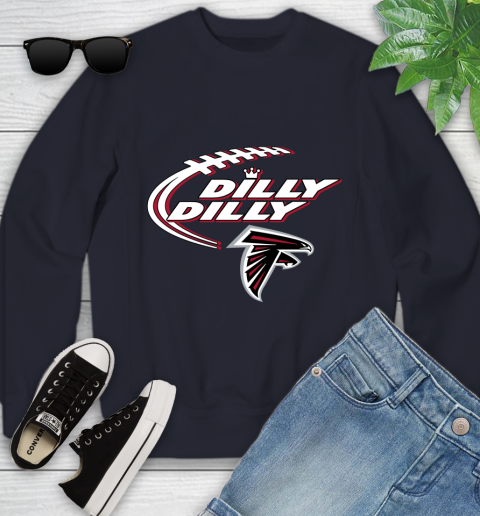 NFL Atlanta Falcons Dilly Dilly Football Sports Youth Sweatshirt 3