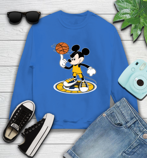 NBA Basketball Indiana Pacers Cheerful Mickey Disney Shirt Sweatshirt 9