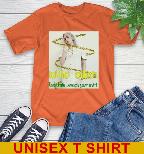 Billie Eilish Gold Chain Beneath Your Shirt 154