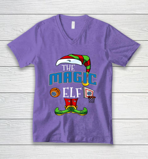 Orlando Magic Christmas ELF Funny NBA V-Neck T-Shirt 9 Orlando Magic Christmas ELF Funny NBA V-Neck T-Shirt - Image 9