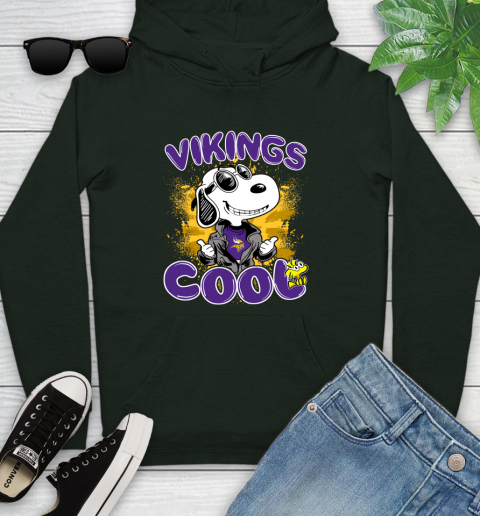 NFL Football Minnesota Vikings Cool Snoopy Shirt Youth Hoodie 12