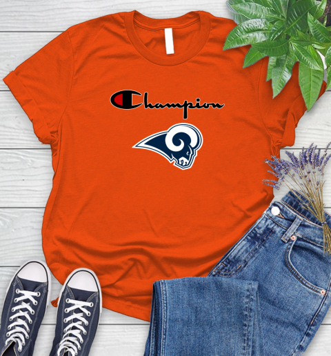 NFL Football Los Angeles Rams Champion Shirt Women's T-Shirt 2