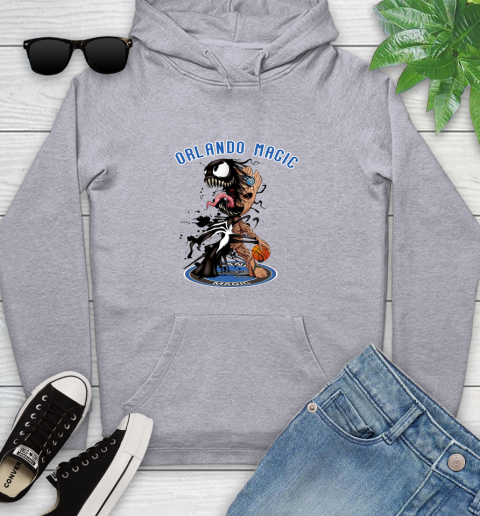 NBA Orlando Magic Basketball Venom Groot Guardians Of The Galaxy Youth Hoodie 6