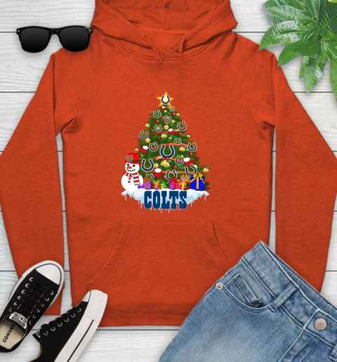 Indianapolis Colts Merry Christmas NFL Football Sports Youth Hoodie 5