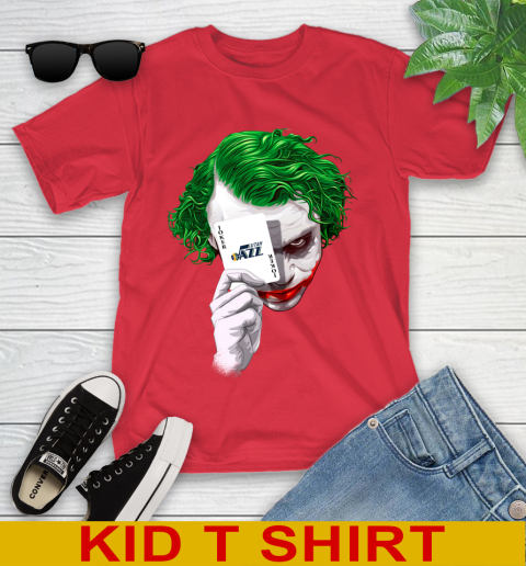 Utah Jazz NBA Basketball Joker Card Shirt Youth T-Shirt 11