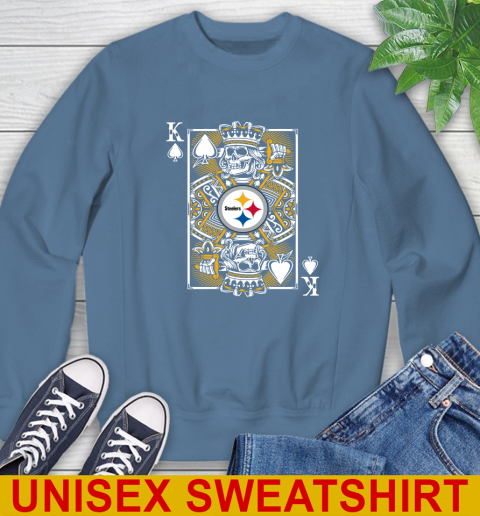 Pittsburgh Steelers NFL Football The King Of Spades Death Cards Shirt Sweatshirt 10