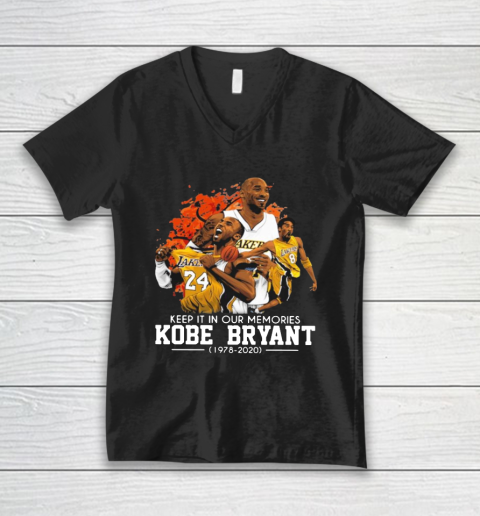 Rip Kobe Tee In Memory Of Kobe Bryant 2020 V-Neck T-Shirt