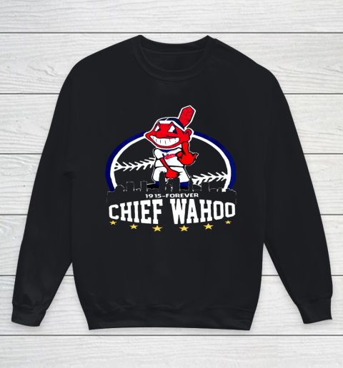 Chief Wahoo distressed Cleveland Youth Sweatshirt
