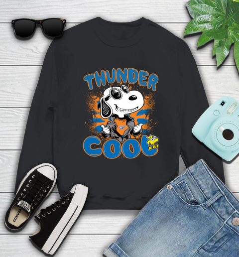 NBA Basketball Oklahoma City Thunder Cool Snoopy Shirt Sweatshirt
