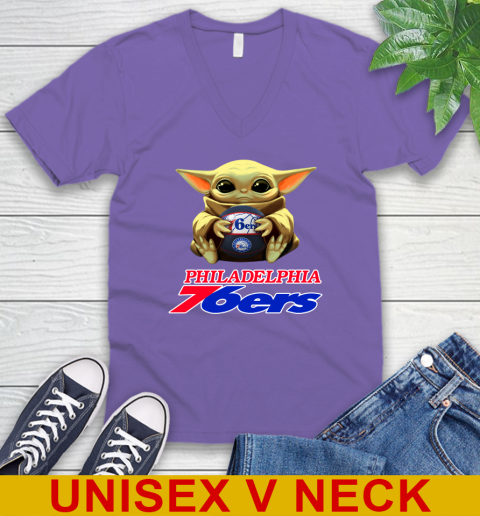 NBA Basketball Philadelphia 76ers Star Wars Baby Yoda Shirt 57