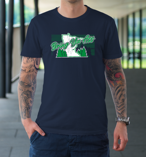 Bring Ya Ass  Minnesota Basketball T-Shirt 2