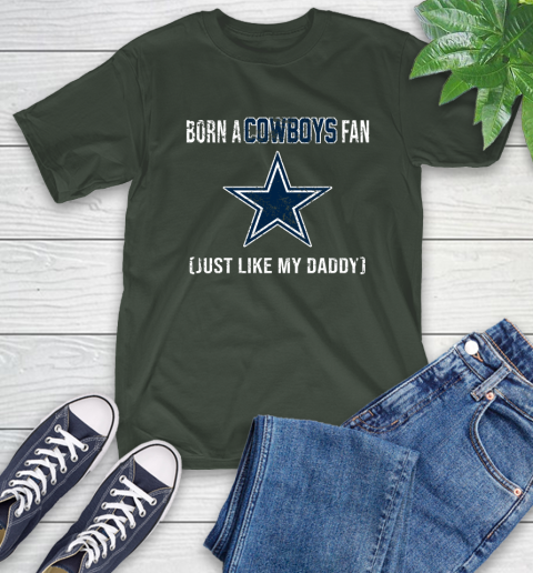 NFL Dallas Cowboys Loyal Football Fan Just Like My Daddy Shirt T-Shirt 6