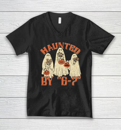 Haunted By 6 7 Meme Halloween T Shirt V-Neck T-Shirt