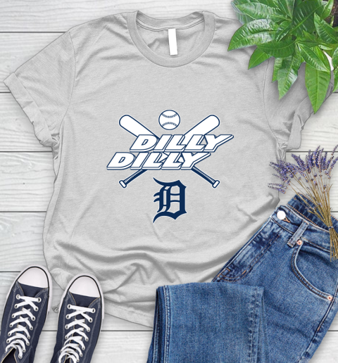 MLB Detroit Tigers Dilly Dilly Baseball Sports Women's T-Shirt