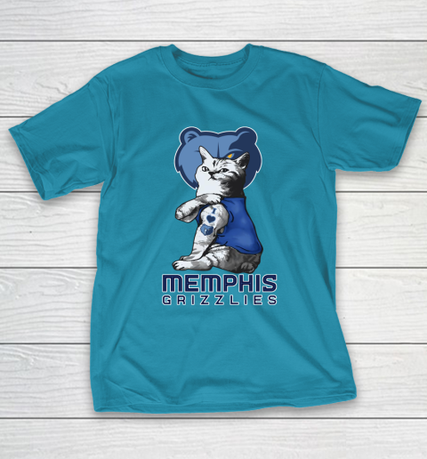 NBA Basketball My Cat Loves Memphis Grizzlies T-Shirt 7
