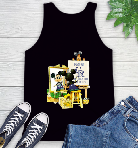 MLB Baseball Colorado Rockies Mickey Drawing Shirt 66