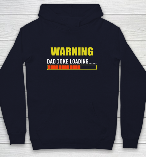 WARNING DAD JOKE LOADING Youth Hoodie 2